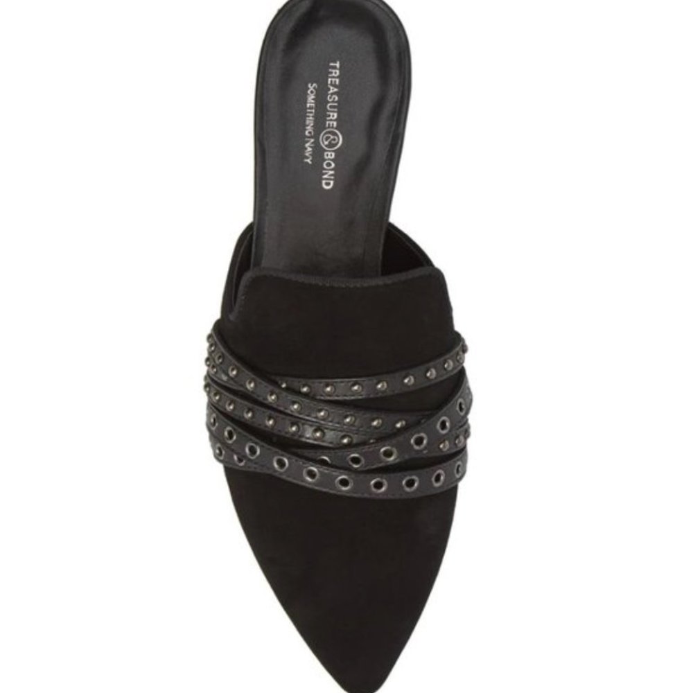 Treasure & Bond Something Navy Kaine Strappy Mule